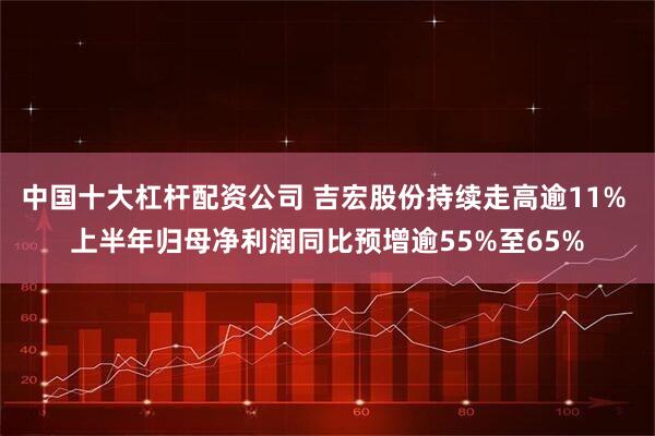 中国十大杠杆配资公司 吉宏股份持续走高逾11% 上半年归母净利润同比预增逾55%至65%